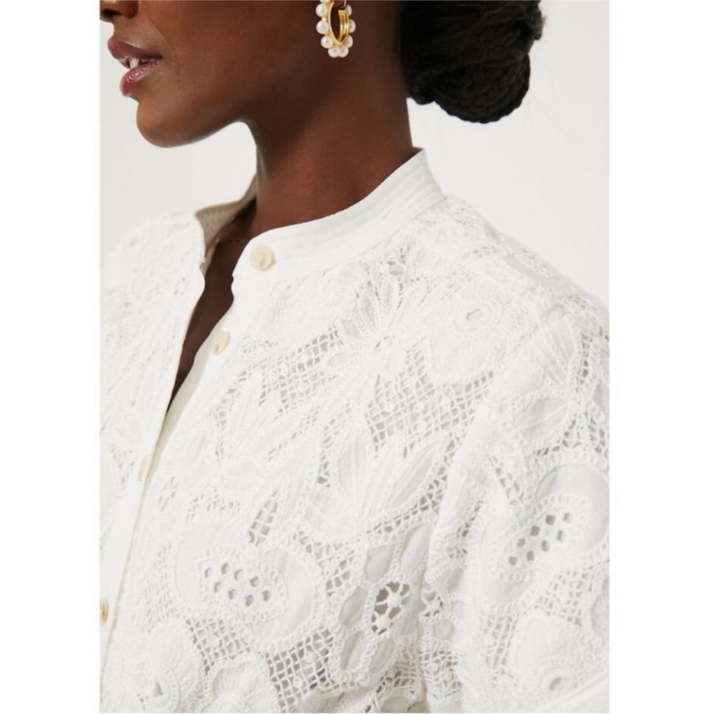 TUCKERNUCK White Eyelet Lace Prescott Dress - Picture 6 of 15